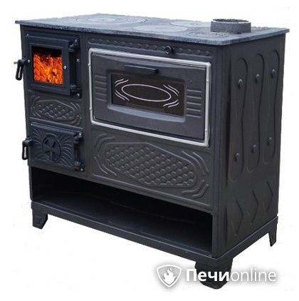 Отопительно-варочная печь МастерПечь ПВ-05С с духовым шкафом, 8.5 кВт в Калуге